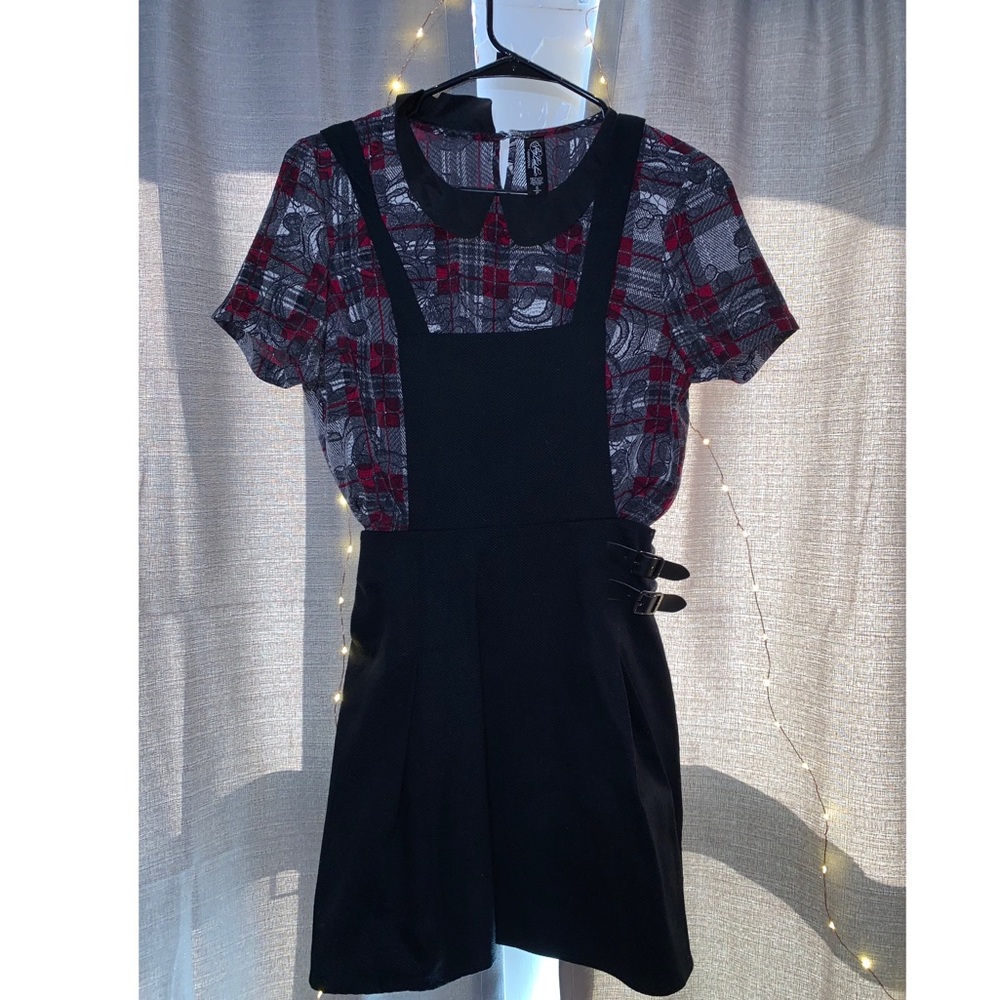 Top and skirt overalls